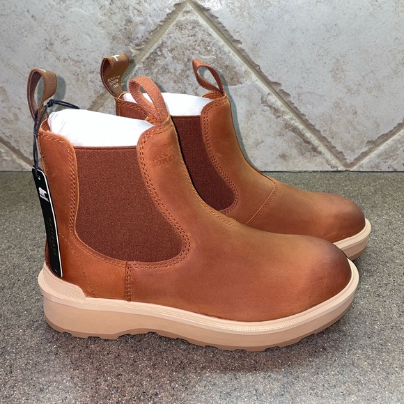 🆕 Sorel Women's Hi-Line Chelsea Boots - Scorch, Tawny Buff, Size 7 - Picture 8 of 15